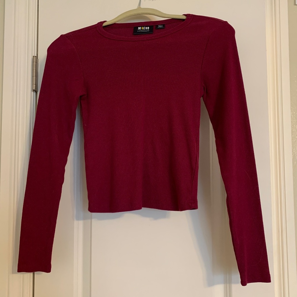 Maeve Baby Tee - Anthropologie - Small - Berry